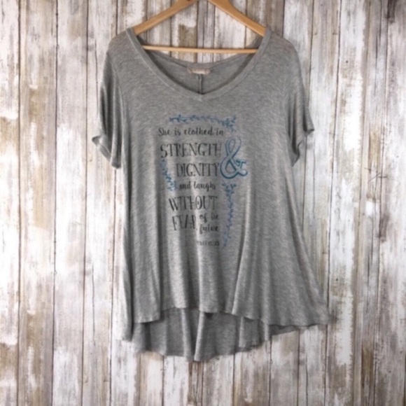 Altar'd State Tops - Altar’d State Strength & Dignity Tee